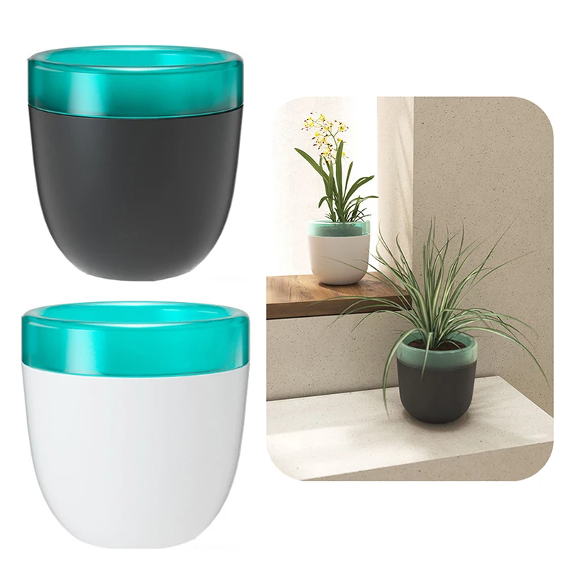 

Self Watering Flower Pot Breathable Rounded Edging Nursery Pot Pp Double Layers Planter Garden Supplies For Living Room