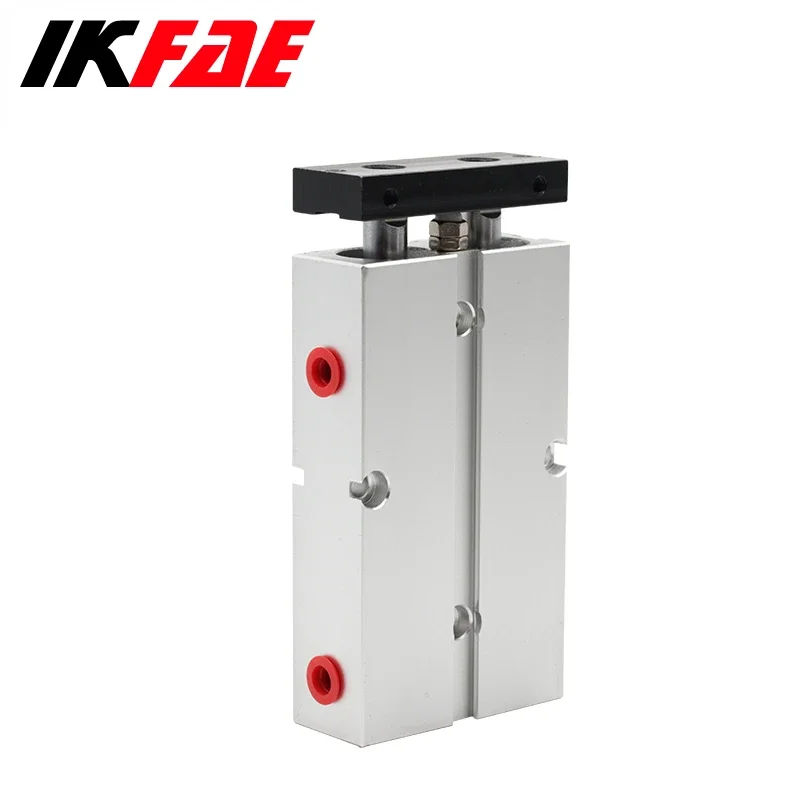 Двойной пневматический цилиндр с двойным стержнем TN 10 16 20 25 32 мм ход из