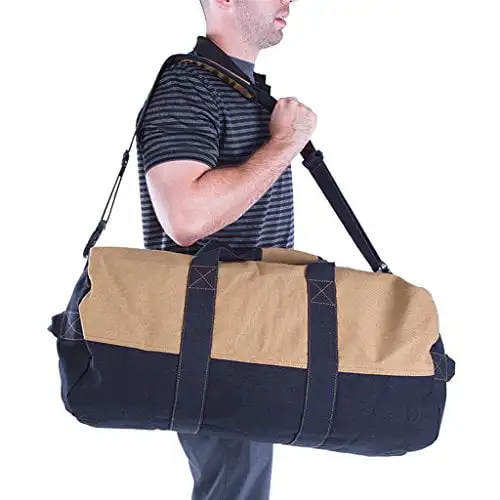 

Travel Sports Gym Luggage Fantastic 36" Length 2 Tone Zippered Refined Duffel Bag - The Perfect Travel & Sports Essential for G