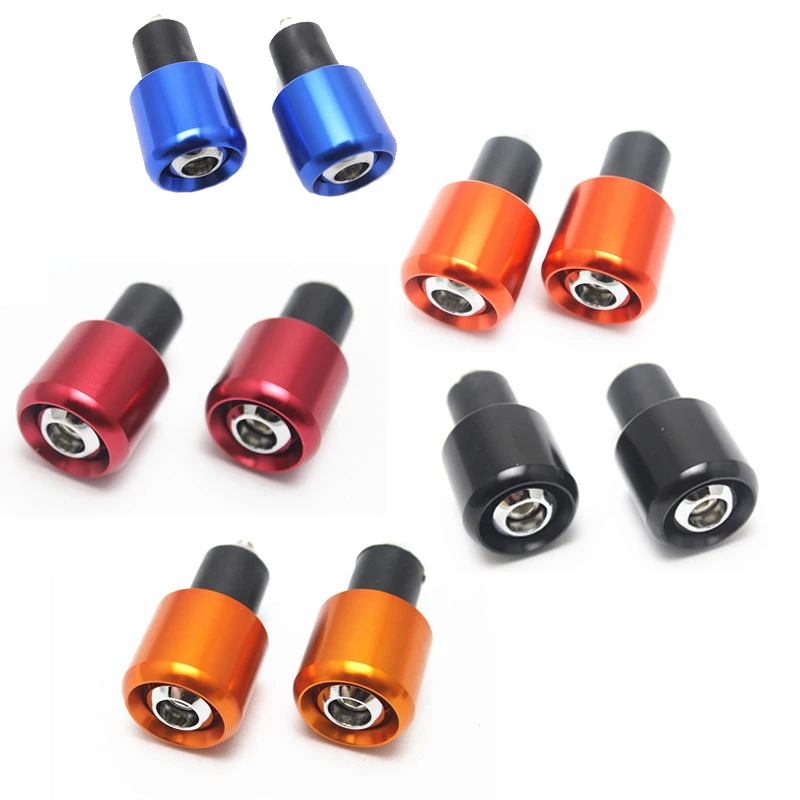 

22MM Universal Motorcycle Handlebar Grips Bar End Cap Plug ends Sliders Cap Slider Counterweight Covers Moto Accessories