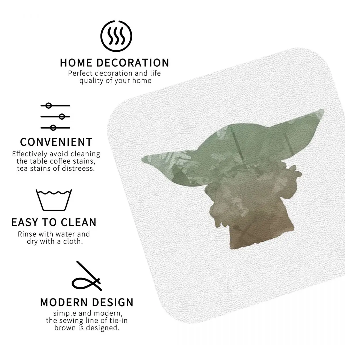 Детские подставки Silhou кухонные Нескользящие изоляционные для чашек и кофе