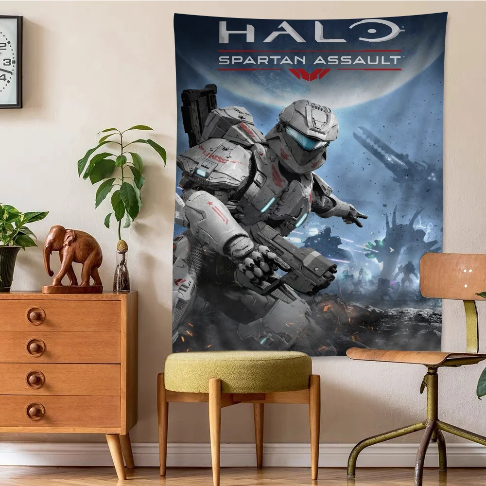 Классические игры серии H-Haloes1-5 красочный гобелен настенный хиппи цветы