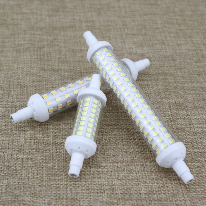 Светодиодная лампа R7S 12 Вт 9 6 SMD 2835 78 мм 118 135 светодиодный ная светильник ПА AC 220 В 230