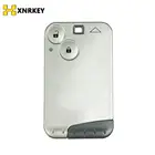 XNRKEY 2-кнопочный пульт дистанционного управления карточный чехол для Renault Laguna карточный ключ с серым лезвием без слова без логотипа