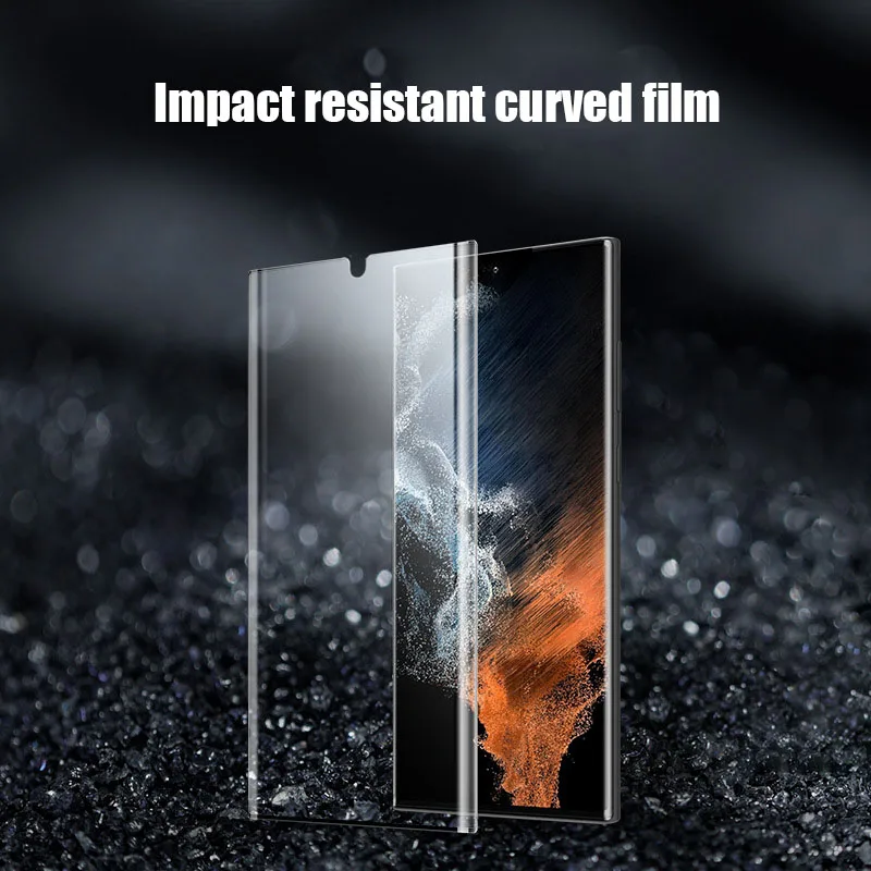 

Impact Resistant Curved Full Screen Mobile Phone Glass Soft Film for Samsung S22 / S22 + / S22 Moblie Phone Screen Film
