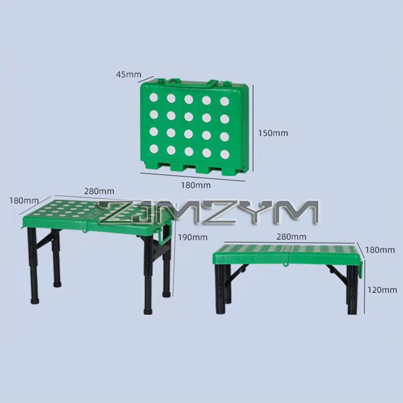 Портативный складной пластиковый стул