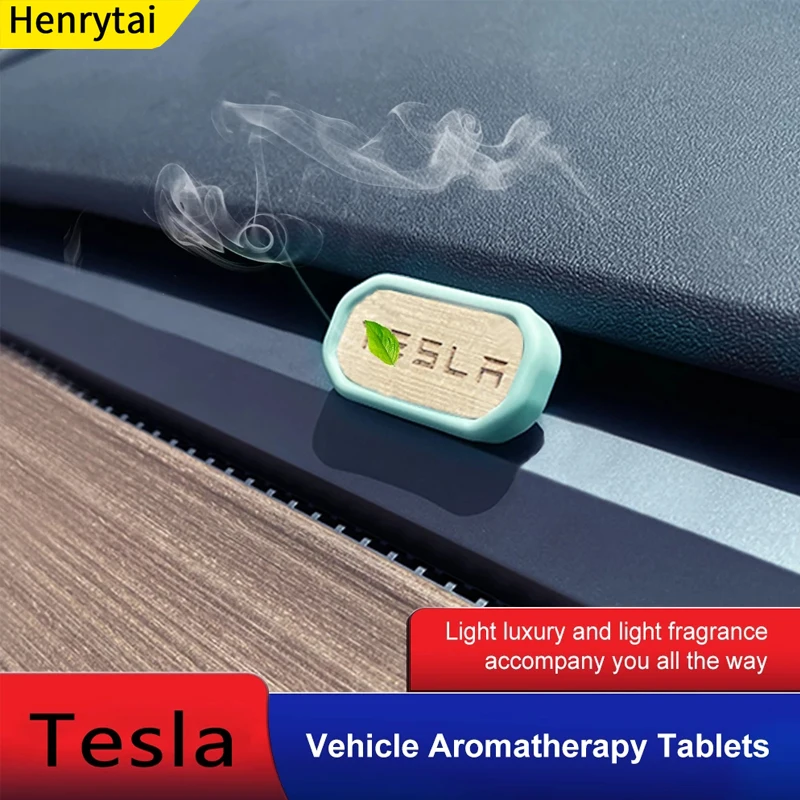 

Newest Car Air Freshener Dashboard Perfume Fragrance Ornament Aromatherapy Diffuser Scent Smell Accessories for Tesla Model 3 Y