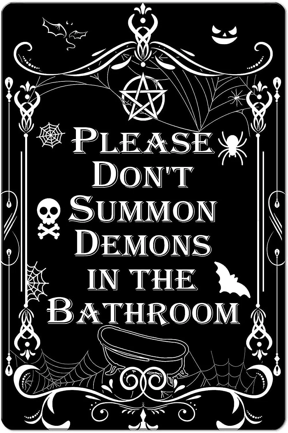 

Металлическая табличка "No Soliciting" для дома