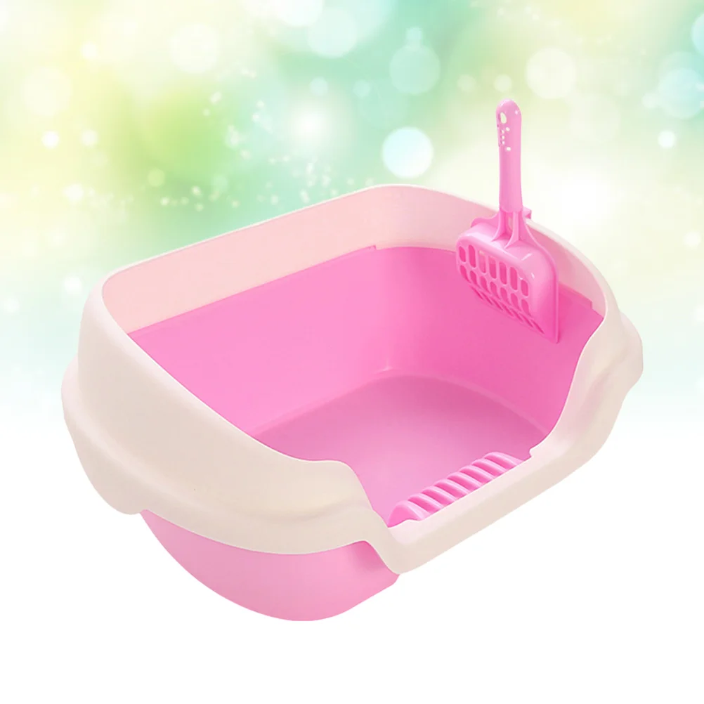 

Open Top Cat Litter Basin Toilet Box Self Cleaning Cover Pan Slides Supplies Mini Drawers Kitten Large Small