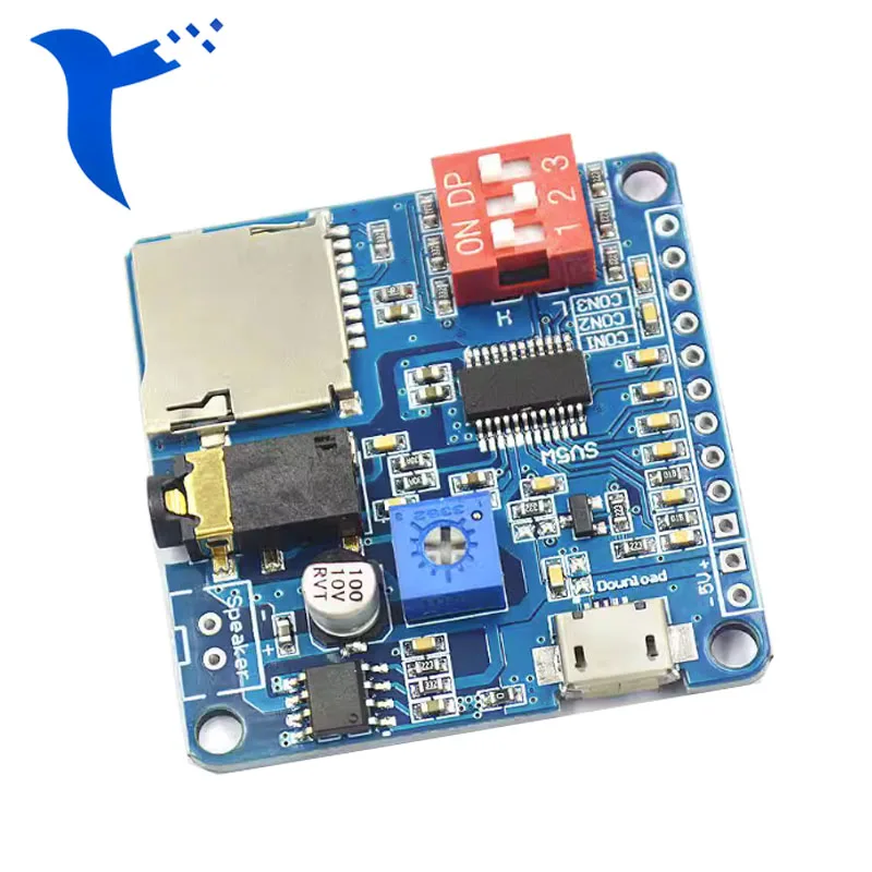 

Voice playback module MP3 player triggering playback serial port control playback DY-SV5W voice module
