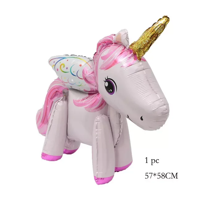 

New Hot Products 30'' Rainbow Number Balloon 1st Kids Birthday Baby Shower Globos Unicorn Party Foil Balloon Birthday Party Dec