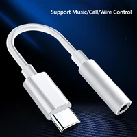 usb type c to 3 5mm aux adapter type c 3 5 jack audio cable original for huawei xiaomi type c earphone connetor plug