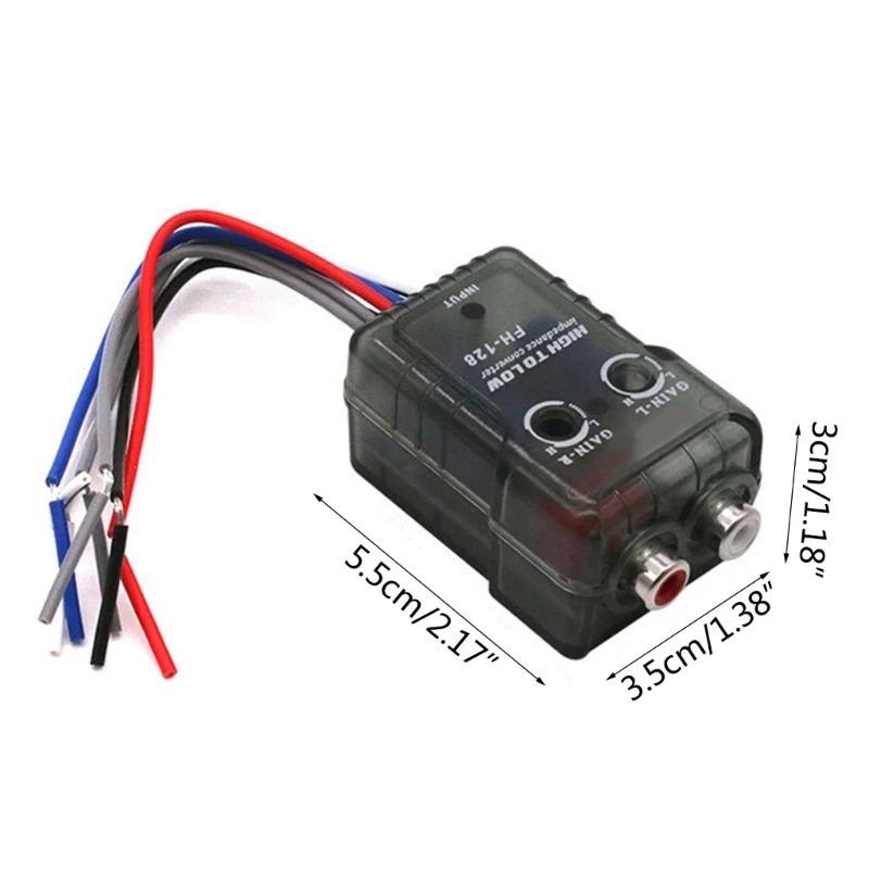 G99F легкий преобразователь высокого и низкого уровня сигнала динамика в низкий RCA