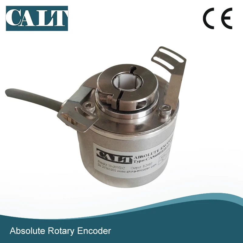 

RS485 hollow shaft single-turn absolute encoder controller 4~20mA digital double output flange type