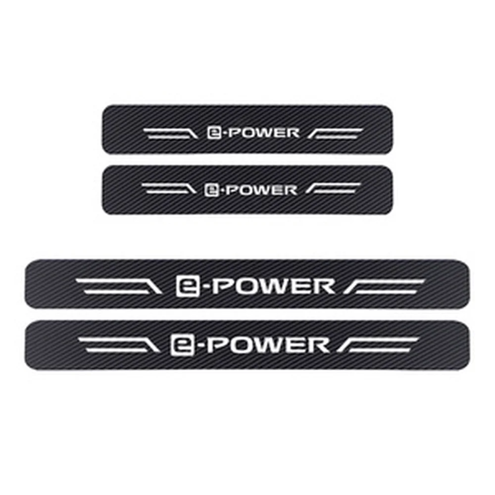 

Накладка на порог двери автомобиля, наклейки из углеродного волокна для Nissan Almera, Altima, Ariya, Armada, Bluebird, Kicks, Lafesta, Livina