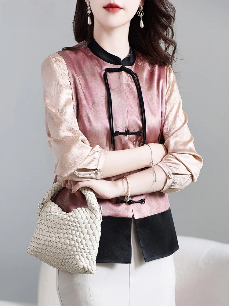 Тяжелый шелковый жилет для женщин осень 2024 новый уличный с кисточками и принтом