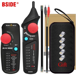 Сетевой кабель BSIDE FWT81 Трейсер с поиском AVD06 анализатор цепи поиск места останова кабеля может переносить напряжение