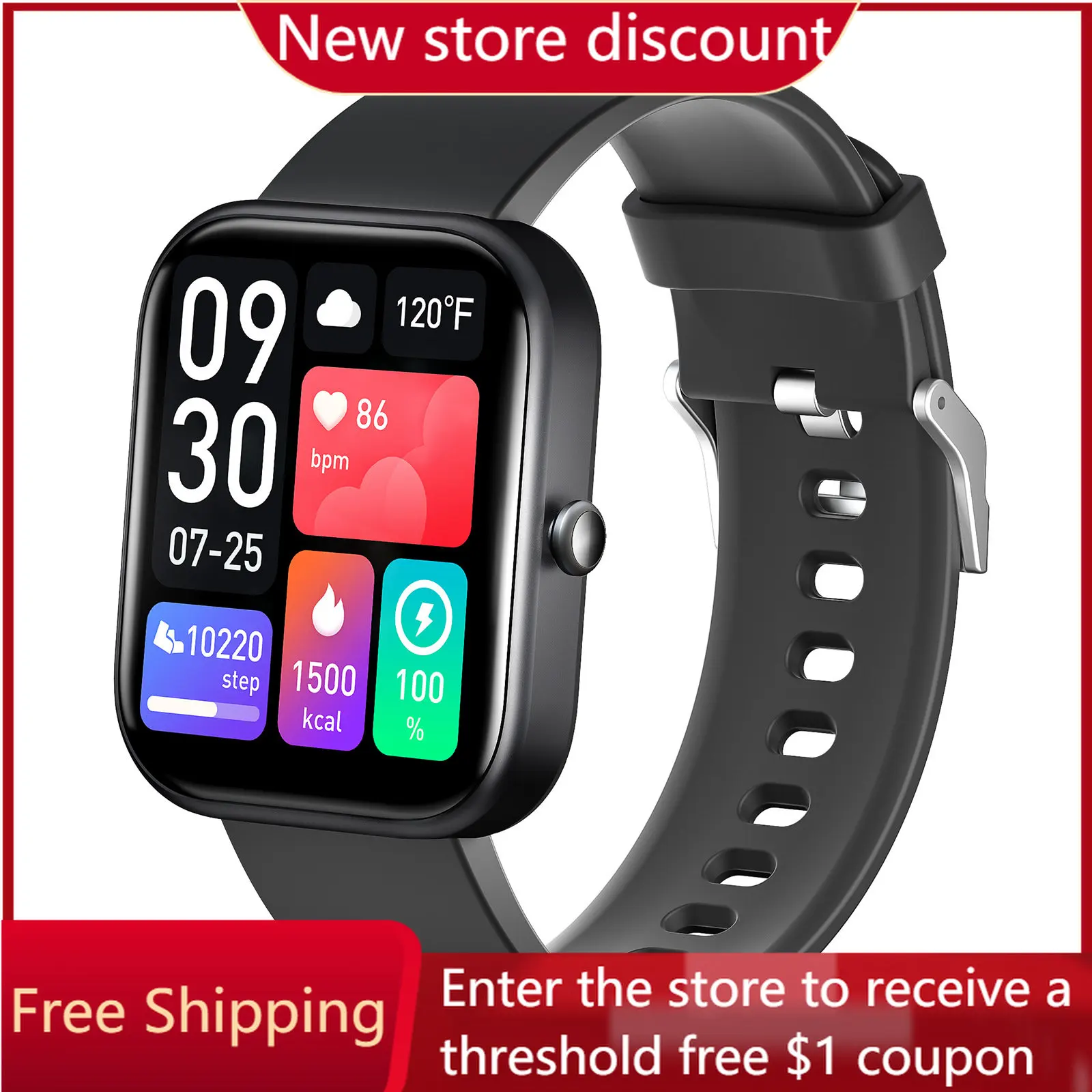 

2023 Smartwatch GTS5 Heart Rate Blood Oxygen Health Monitoring Sports Watch Bluetooth Talk Smartwatch