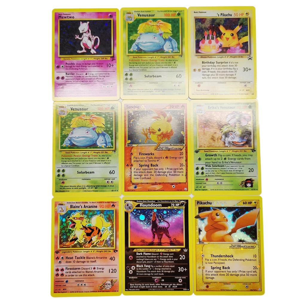 54 шт. аниме-карта памяти покемона |