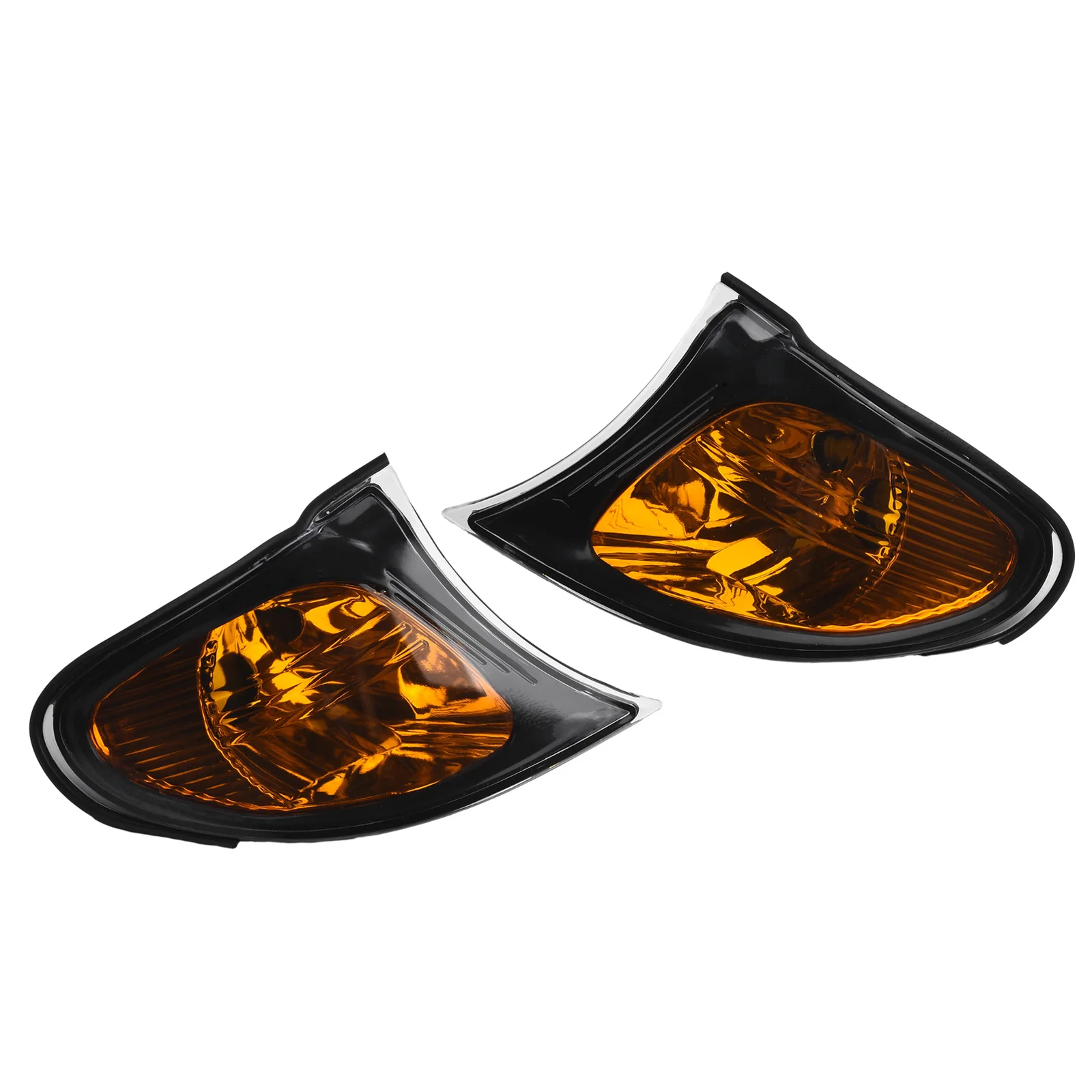 

Corner Lights For BMW E46 Corner Lights Corner Lights Crystal Clear Lens 2pcs Yellow Brand New Durable Plastic