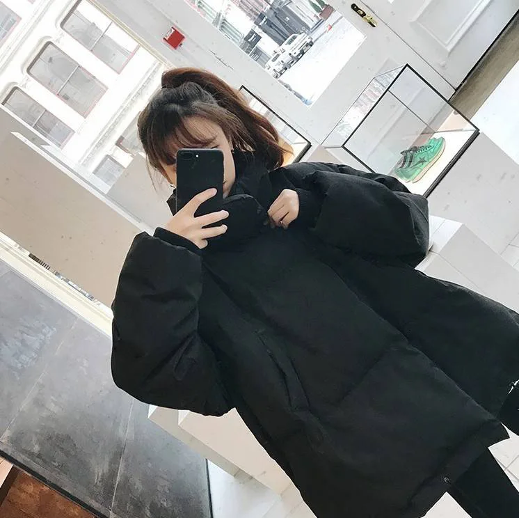 Women's Winter Jacket Thick Padded Jacket Casual Loose Short Bread Coat 2023 Woman Cotton Coat New Fashion Clothing