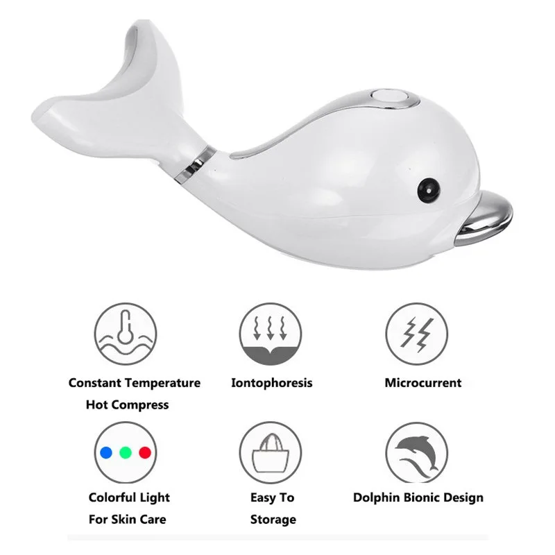 Светодиодный фотонный терапевтический массажер для лица и шеи аппарат удаления