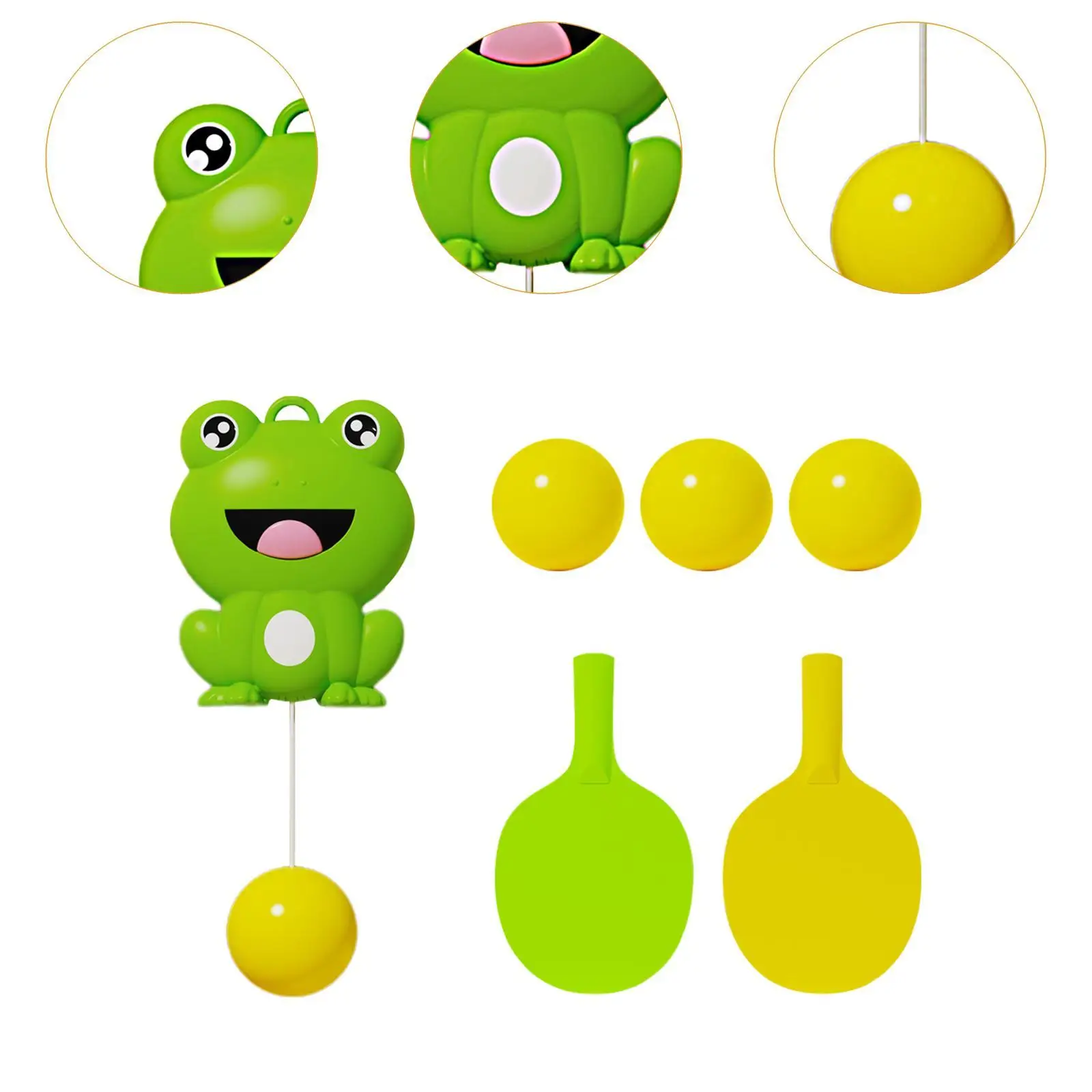 Подвесная лягушка набор тренажеров для настольного тенниса интерактивная