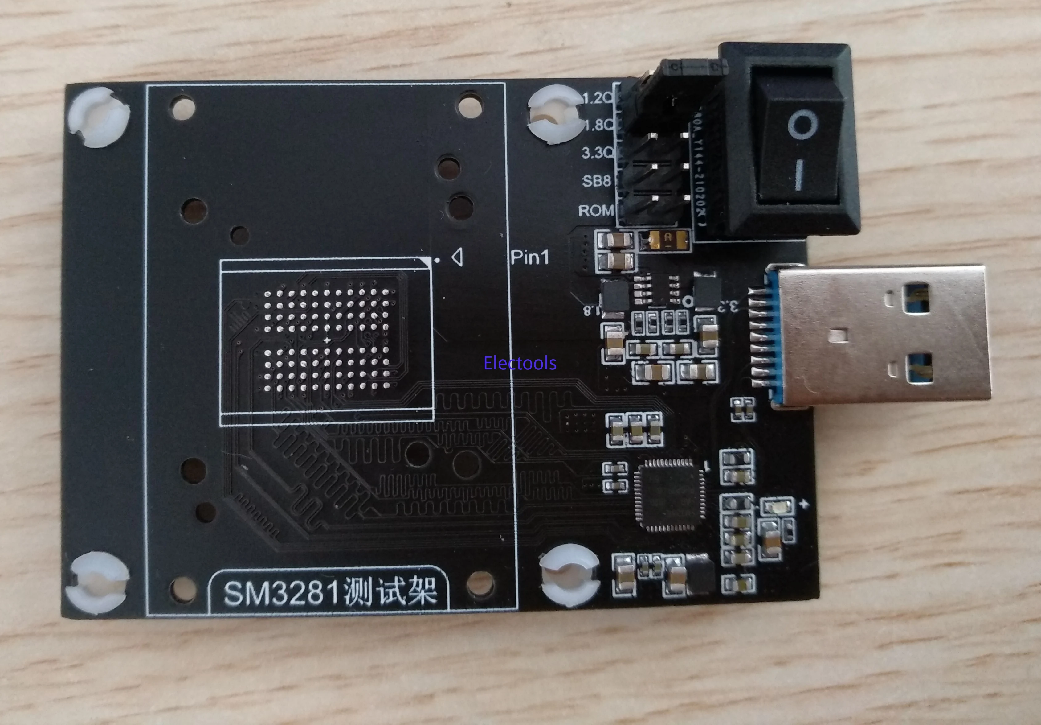 Испытательный стеллаж SM3281L для USB-накопителя пустая стойка флэш-накопителя BGA132/152