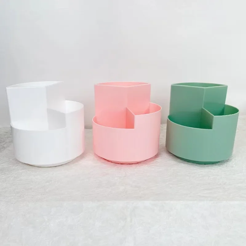 360 ° Вращающийся Держатель Для Хранения Кистей Макияжа Ящик Косметики Органайзер