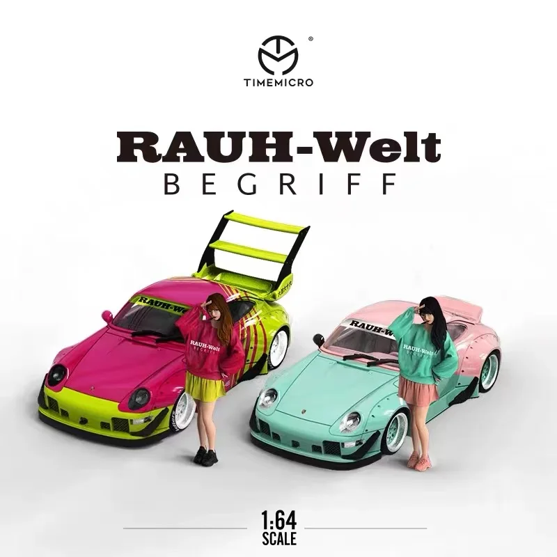 

Время Micro 1:64 модель автомобиля Pors RWB 993 сплав литье под давлением смешанные цвета покрытие