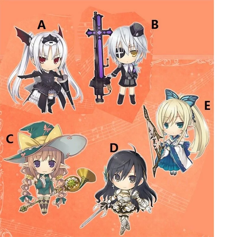

Shining Resonance Kirika Towa Alma Keychain Strap Figure Stand Display Cute 8cm