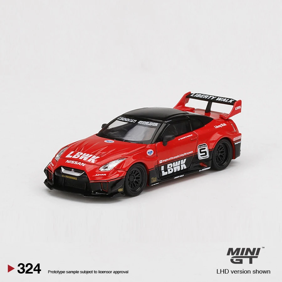 

MINI GT 1:64 Nissan 35GT-RR Ver1.0 LB-Silhouette WORKS Alloy Model Car Vehicle Die-cast Collection Gifts - RHD