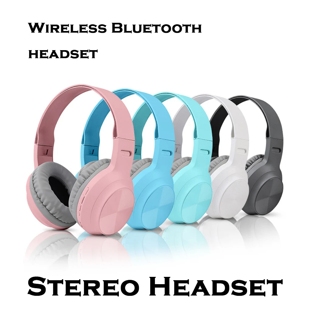 

Headphones Bluetooth-compatible Headset Portable Audio Music Support
