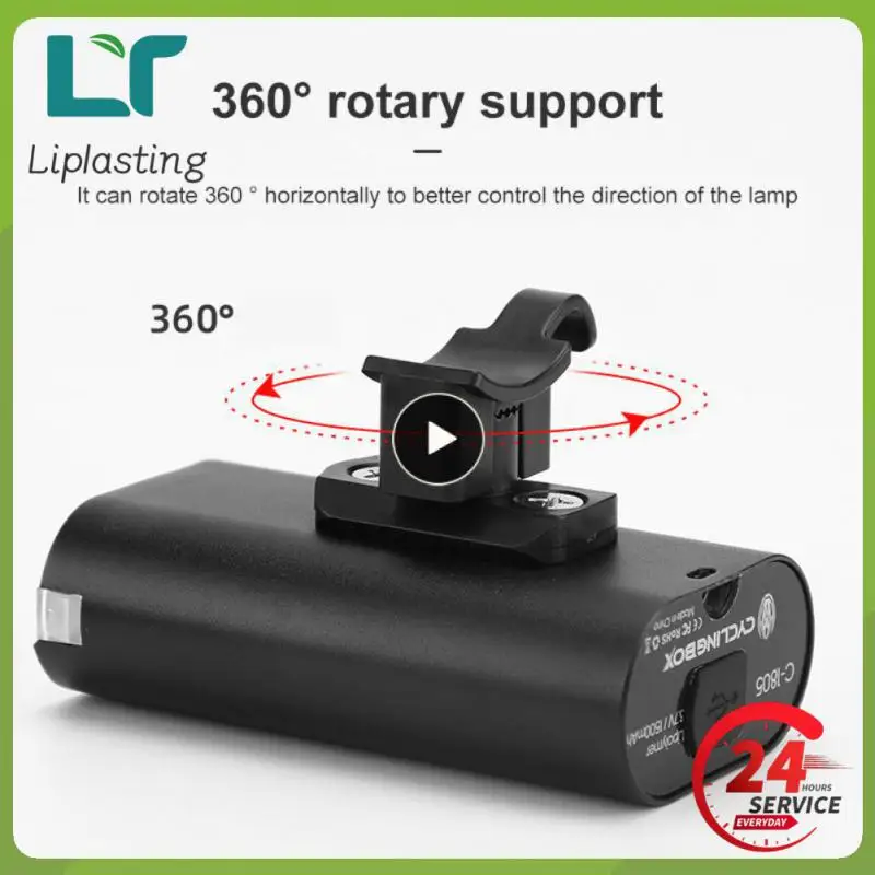 

LED Bike Light MTB Road Bike Headlight 1500mAh 600 Lumens High Brightness Bicycle Handlebar Light Rainproof Cycling Flashlight