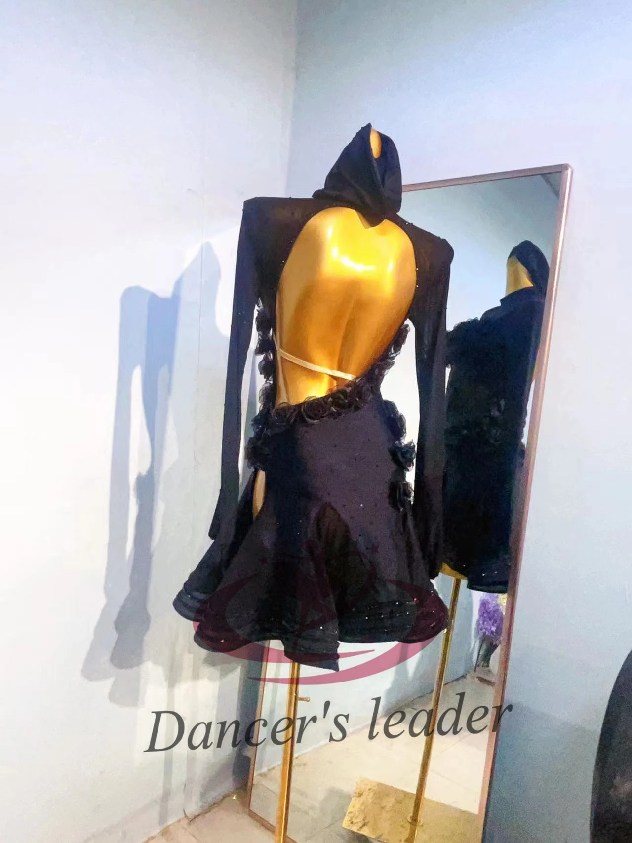 Профессиональное платье для латиноамериканских танцев высококачественное