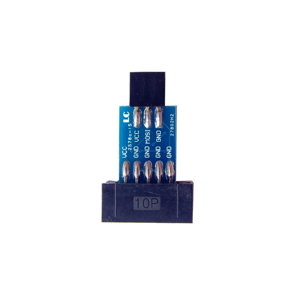 

10Pin to 6PiN Convert Standard 10 Pin to 6 Pin Adapter Board for AVRISP USBASP STK500 AVR Arduino ISP Interface Converter Board