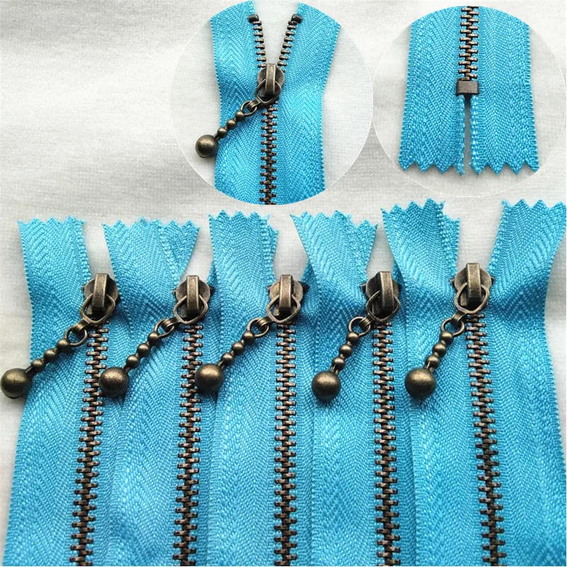 Классическая Бронзовая капельница высокое качество закрытая Хвостовая молния 3