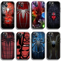 marvel spiderman logo for apple iphone 13 12 11 pro 13 12 mini x xr xs max 5 6 6s 7 8 plus se2020 phone case carcasa