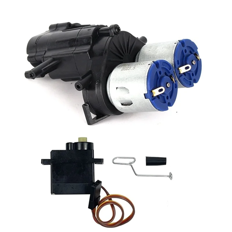 Металлическая шестерня 2-скоростная коробка передач для LDRC P06 LD-P06 LD1201 Unimog 1/12