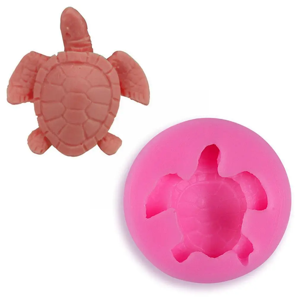 Силиконовая форма для помадки, форма в форме морской черепахи, форма для выпечки, формы для торта, кондитерские формы для мыла, шоколада, помадки, DIY Chocol X9Q6