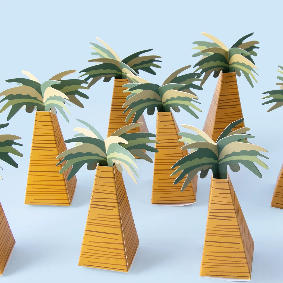 10/20 шт. Гавайская Кокосовая пальма коробка конфет тропические летние праздничные