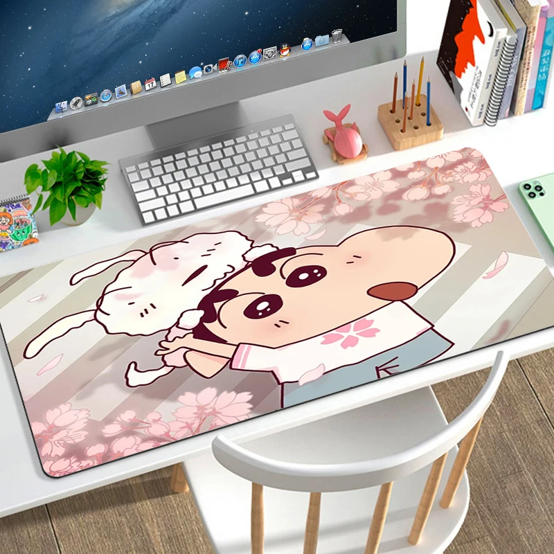 

Mause Pad Crayon Shins Chan Mouse Gamer Gaming Keyboard Computer Accessories Mausepad Deskmat Rubber Mat Mousepad Mats Pc Pads