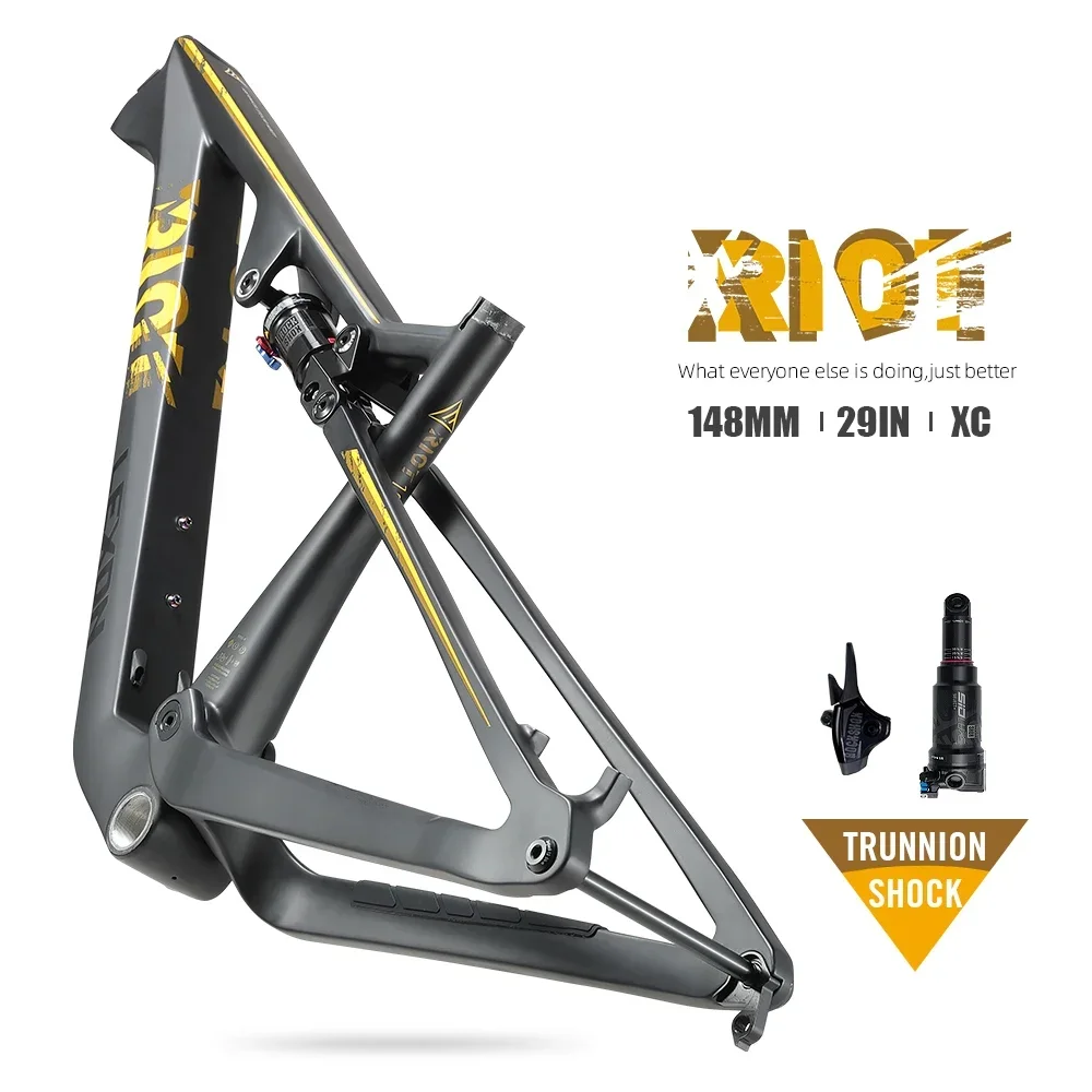 Фото Рама LEXON 29er T1000, карбоновая рама, полная подвеска, рама MTB, рамы для горного велосипеда, DH, велосипедный горный велосипед, часть велосипеда №1