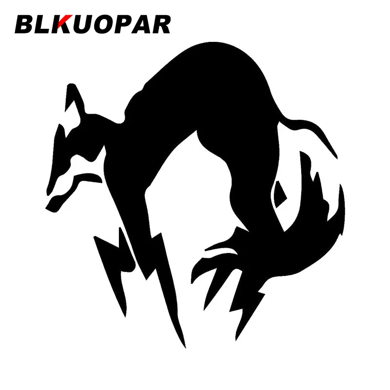 

BLKUOPAR лиса гондук Автомобильная наклейка устойчивая к царапинам Солнцезащитная забавная наклейка Оригинальный модный ноутбук искусственн...