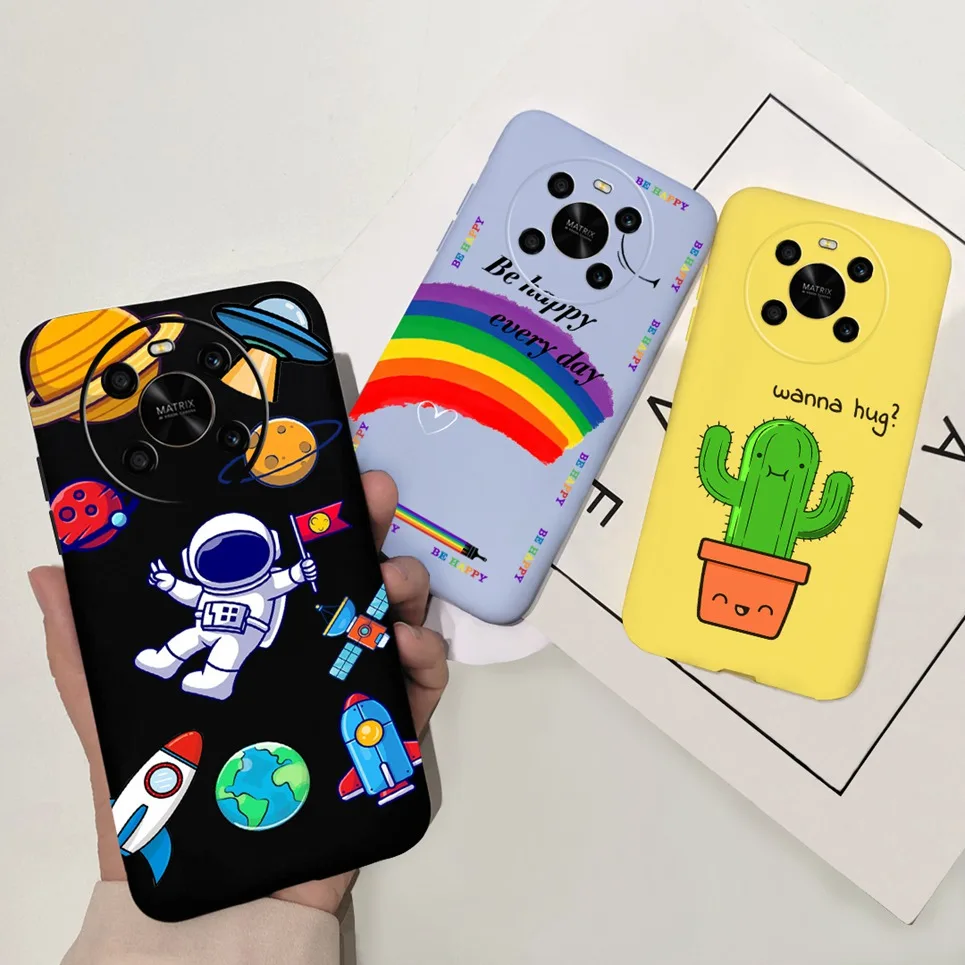 Чехол для Huawei Honor X9 4G задняя крышка бампер телефона с рисунком дракона кактуса