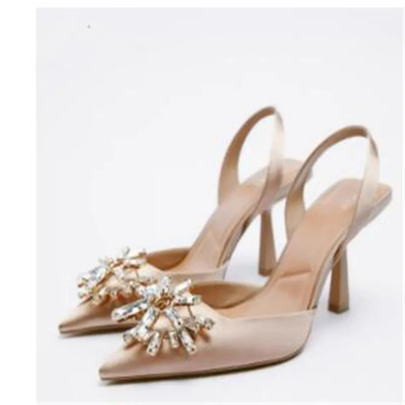 

Woman Butterfly Slingback High Heels Spring Summer 2023 Women Pumps Bow Heels Women's Wedding Pumps Female Stiletto Shoes