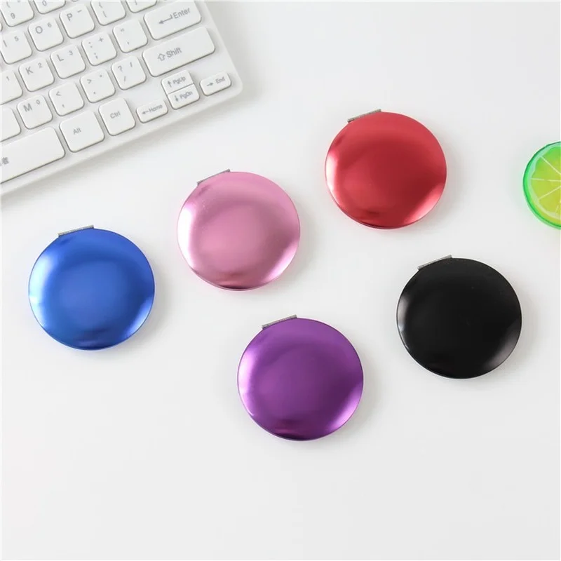 

Creative Aluminum Oxidation Small Mirror Folding Mirror Round UFO Double Sided Portable Makeup Mirror Compact Pocket Mirrors