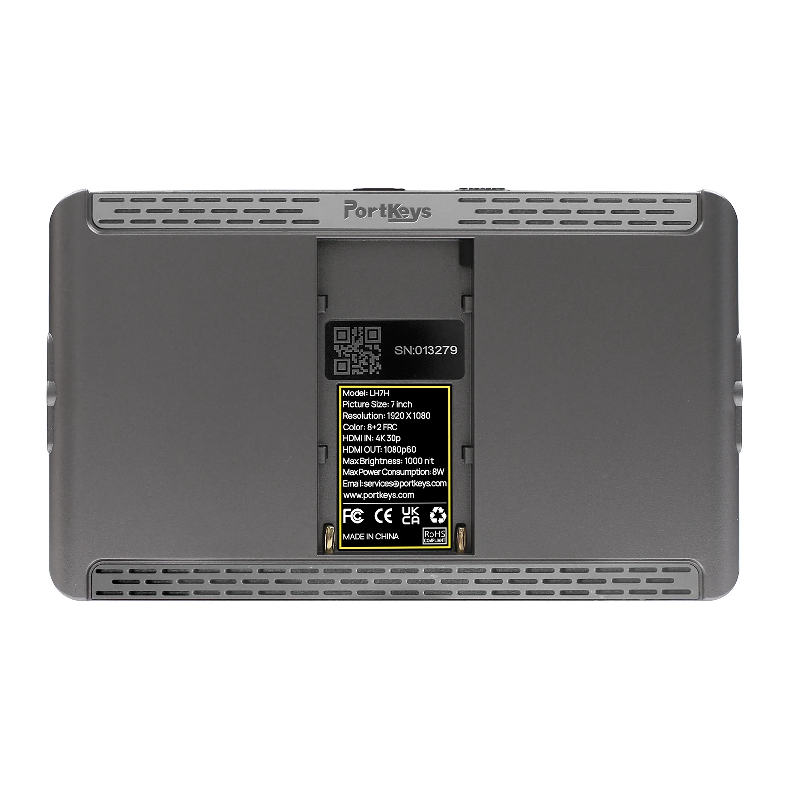 Портативный монитор высокой яркости Portkeys LH7H 7-дюймовый 1000 нит 4K 30P HDMI