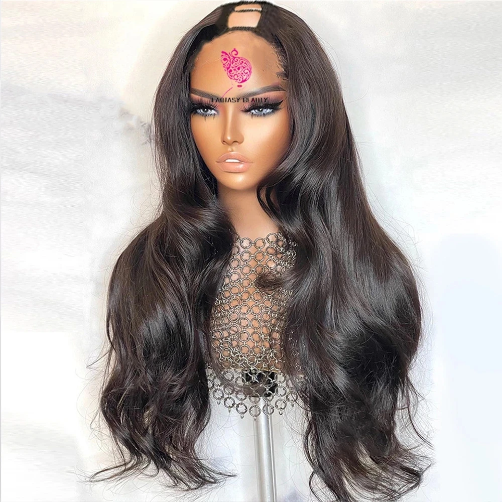 Парик длинный с V-образным вырезом 32 дюйма без клея