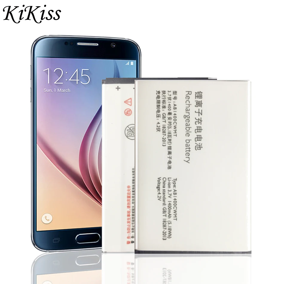 Перезаряжаемый литий-ионный полимерный аккумулятор 1400 мАч для PHILIPS E160 E180 E350 AB1400CWMT